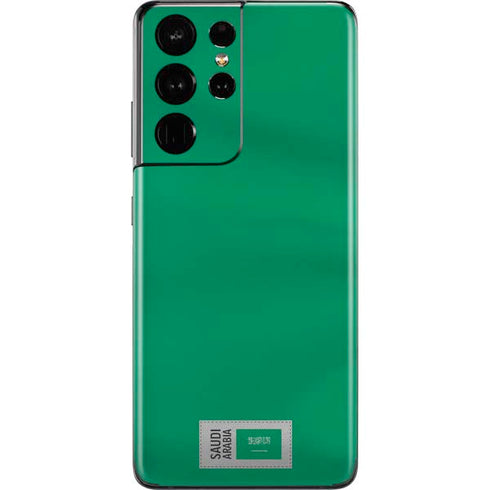 Saudi Arabia Soccer Flag Galaxy S21 Ultra 5G Skin